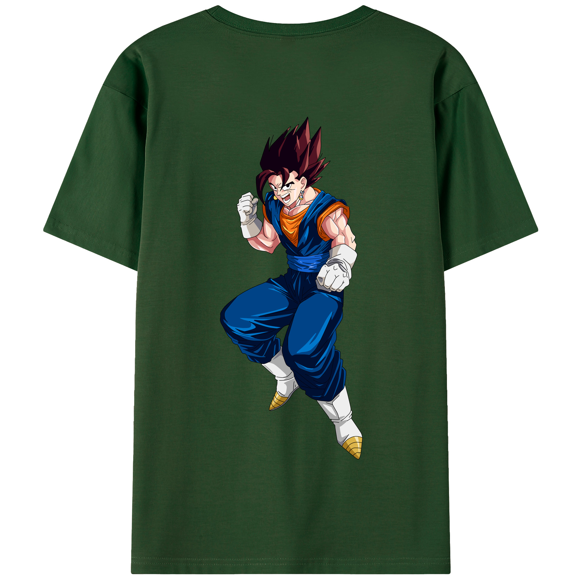 （画像用） ドラゴンボール 孫 悟飯（そんごはん）DRAGON BALL Son Gohan 綿100％半袖Tシャツ（背面プリント）